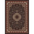 Concord Global 10 ft. 11 in. x 15 ft. Persian Classics Isfahan - Black 2033T